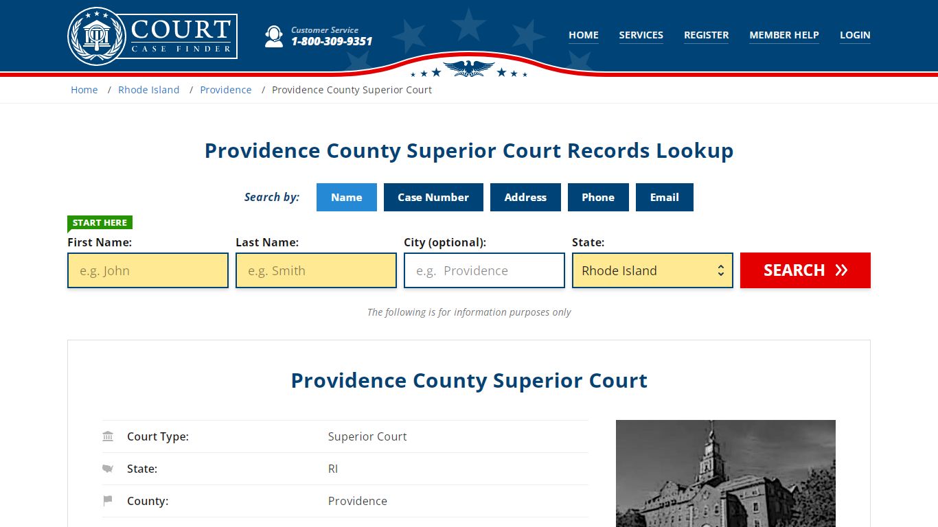 Providence County Superior Court Records Lookup - CourtCaseFinder.com